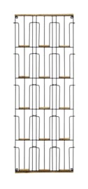 Madam Stoltz Card rack with cane | black