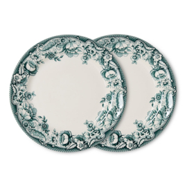 HKliving Sunday Ceramics Dinner plate "Green" PER STUK