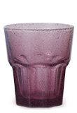HKliving  Mineral waterglas per stuk | purple