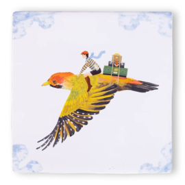 StoryTiles Tegeltje "Travelling bird"