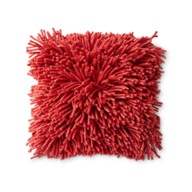 HKliving Rugged Cushion | cherry