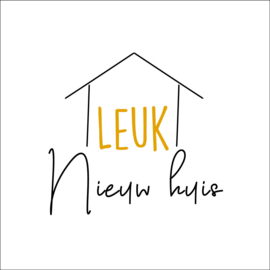 LEUK - vierkant 13x13 - LEUK nieuw huis