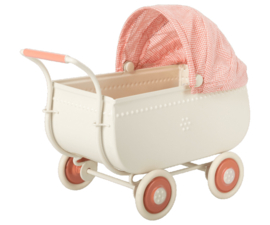 Maileg Miniatuur kinderwagen Micro | koraal