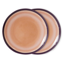 HKliving 70's Ceramics Dinner Plate  "Bedrock"