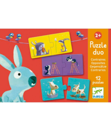 Djeco Duo Puzzel "Tegenovergestelden" | 2+