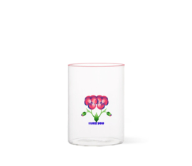 The Gift Label Drinking glass "I like you"