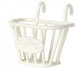 Maileg Tricycle basket | white