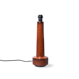 HKliving Retro stoneware Glazed Lamp base / Retro geglazuurde Lampenvoet | rood