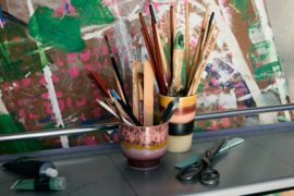 HKliving 70's Ceramics large scented candle "Cape Town"