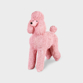 &Klevering Coinbank Poodle Standing Pink | Spaarpot poedel staand rose