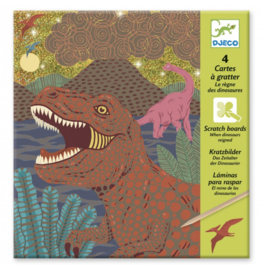 Djeco Kraskaarten "Dinosaurus" | 6+