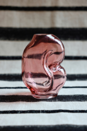 HKliving  Gleam glass small vase | rose