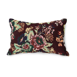 HKliving Woven cushion "Night Flower"