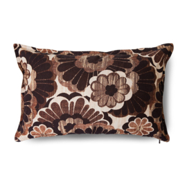 HKliving Doris for HKliving cushion "Vintage" | Cream brown