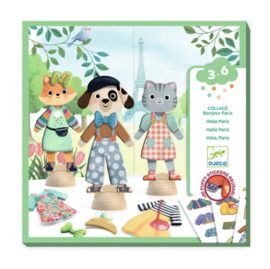 Djeco -  Collage "Goedemorgen Parijs" | 3-6 jaar