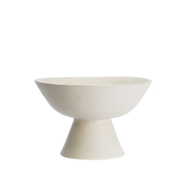 Madam Stoltz Paper mache Bowl on base