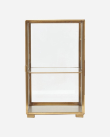 HouseDoctor Vitrinekast 2 etages | messing