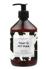 The Gift Label Handzeep "That's my man"