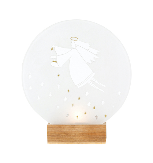 Räder Glass poetry tealight "Angel"