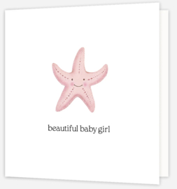 Cosi Wenskaart "Beautiful baby girl"