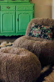 HKliving Woven cushion "Evening bloom"