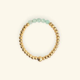 Mable. Jade green ring