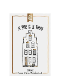 100% Leuk Geurzakje "Je huis is je thuis"