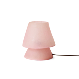 HKliving Glass fiber table lamp | pink