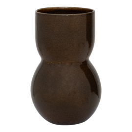 Urban Nature Culture Vase "Noan" | dark downtown brown
