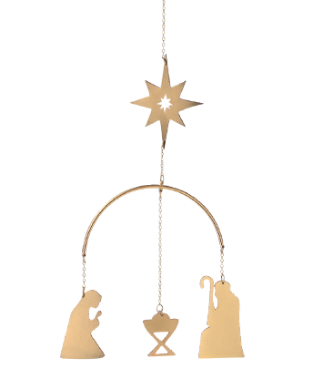 Räder Christmas Mobile "Crib with Maria & Jozef"