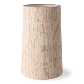 HKliving Cone lamp shade silk (ø36cm) / Lampenkap zijde | Natural