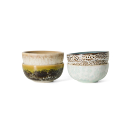 HKliving 70's Ceramics XS bowls "Caramelized"