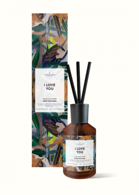 The Gift Label Reed diffuser "I Love You"