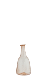 Madam Stoltz Recycled glass vase | peach