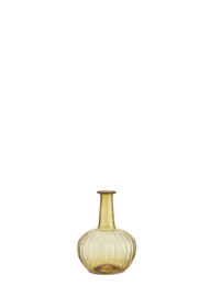Madam Stoltz Recycled glass vase | yellow