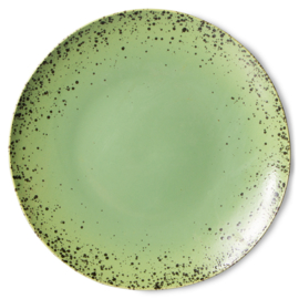 HKliving 70's Ceramics Dinner plate / Dinerbord | Kiwi