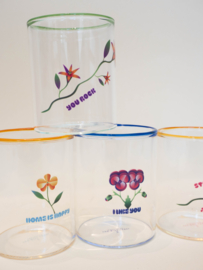 The Gift Label Drinking glass "I like you"