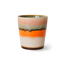 HKliving  70's Ceramics Coffee mug "Burst"