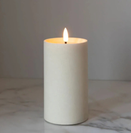 Sirius Nordic Design Sille LED candle Velvet 7,5 x 10 cm | ivory