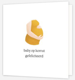 Cosi Wenskaart "Baby op komst gefeliciteerd"