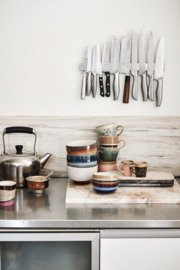 HKliving 70's Ceramics Cappuccino mug "Hail"