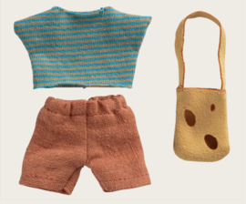 Maileg Clothes and bag Little Brother Mouse