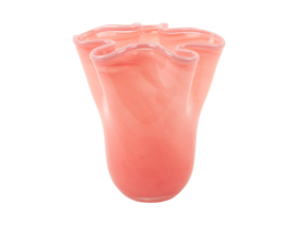 Presenttime Vaas "Ruffles" medium | pink