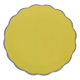 Urban Nature Culture Good Morning Sculpted Plate | lime light