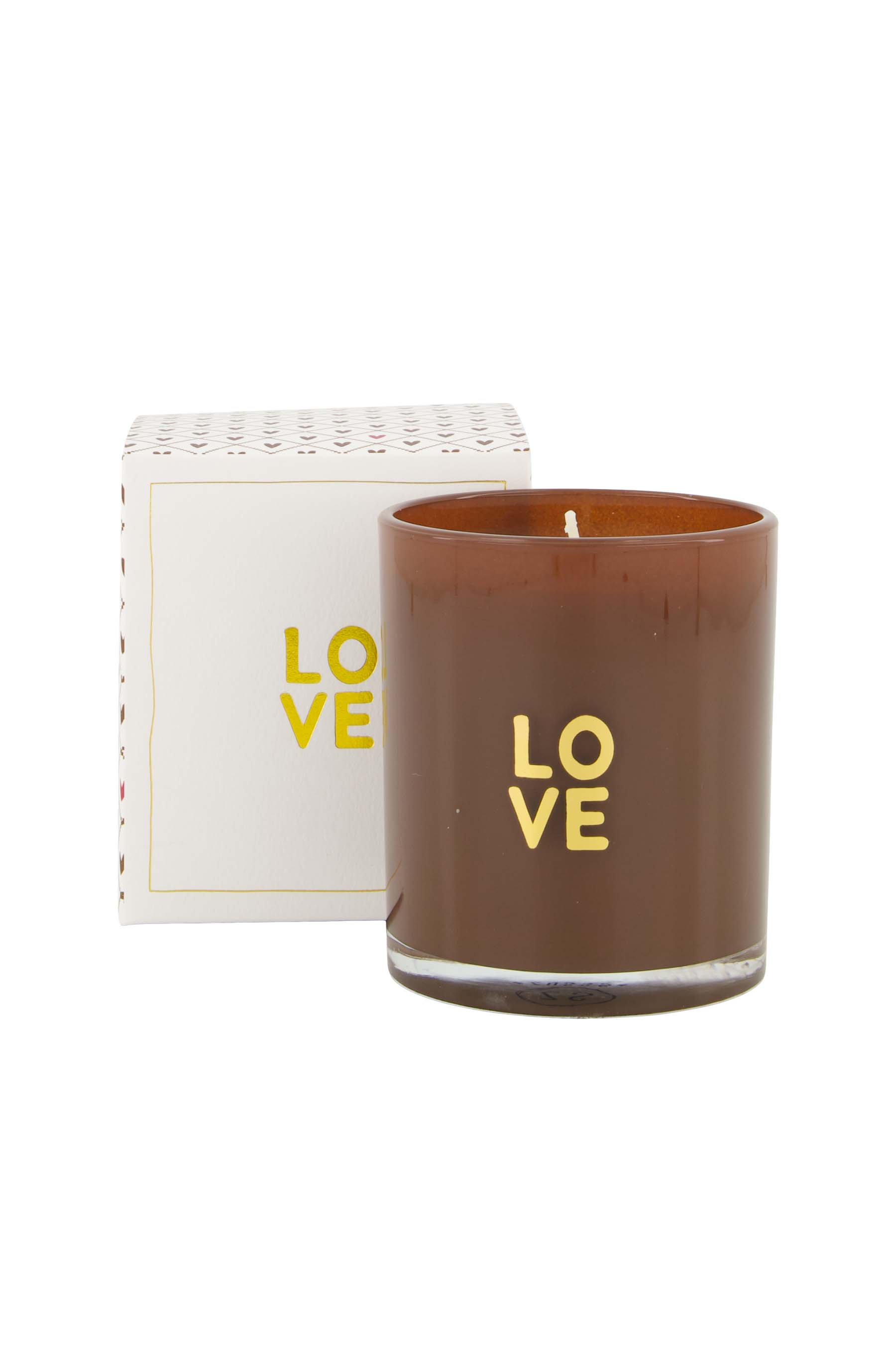 Zusss Geurkaars "LOVE" | bruin