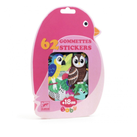 Djeco Stickers Mijn eerste stickers "Vogels" | 18 maanden