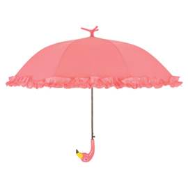 Paraplu Flamingo met roesjes
