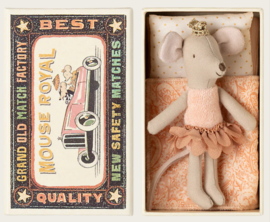 Maileg Princes Mouse little sister in matchbox