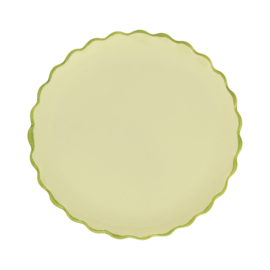 Urban Nature Culture Good Morning Sculpted Plate small | pale green