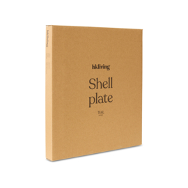 HKliving Shell plate "Teal"